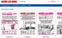 Báo Người Lao Động ra mắt phiên bản E-Paper