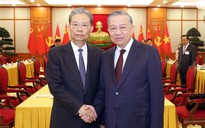 Tổng Bí thư Tô Lâm tiếp Ủy viên trưởng Nhân đại toàn quốc Trung Quốc Triệu Lạc Tế