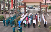 Buổi chào cờ đặc biệt tại phường Bình Dương, TP HCM