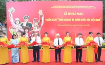 TP HCM: Khai mạc triển lãm "Vinh quang 80 năm Quốc hội Việt Nam"