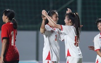 U20 nữ Việt Nam toàn thắng với hiệu số +11, dẫn đầu bảng B vòng loại châu Á