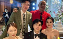 Vợ chồng Hồ Quang Hiếu nhận chúc phúc từ Quốc Trường, Nhật Kim Anh