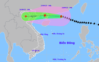 Siêu bão số 9 Ragasa suy yếu xuống cấp 15-16, giật trên cấp 17, dự báo đổ bộ vào đâu?