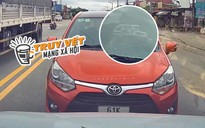 Khó tin người phụ nữ lái xe ô tô ngược chiều, lại không chịu nhường đường