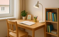 Bài trí góc học tập cho con