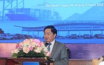 Bí thư Tỉnh ủy Tây Ninh phát biểu cam kết tại một hội nghị quan trọng