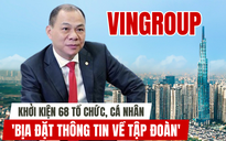Nhóm cổ phiếu Vingroup tăng vọt sau thông tin khởi kiện 68 tổ chức và cá nhân
