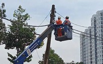 Di dời trụ điện giữa đường