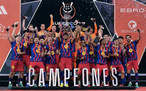 Barcelona hạ Real Madrid trận siêu kinh điển, bảo vệ Siêu cúp Tây Ban Nha