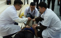 Diễn tập công tác y tế phục vụ Đại hội XIV của Đảng