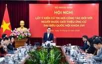 Giới thiệu Bí thư Trung ương Đảng, Bộ trưởng Ngoại giao Lê Hoài Trung ứng cử đại biểu Quốc hội