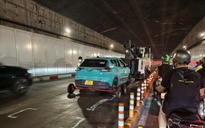 Tai nạn giao thông liên hoàn trong hầm sông Sài Gòn