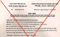 Gia Lai: Cảnh báo mạo danh cơ quan thuế để lừa đảo, chiếm đoạt tài sản