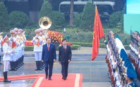 Tổng Bí thư Tô Lâm chủ trì Lễ đón Tổng Bí thư, Chủ tịch nước Lào Thongloun Sisoulith