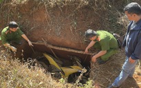 Vụ cướp ngân hàng ở Gia Lai: Xác định xe máy bị chôn vùi là của 2 tên cướp