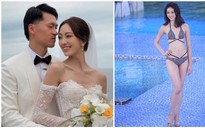 "Nữ thần chân dài" bí mật cưới người tình lâu năm