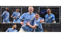 Haaland chạm cột mốc vĩ đại, Man City “phả hơi nóng” vào Arsenal