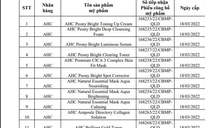 8 doanh nghiệp xin thu hồi công bố của 138 mỹ phẩm quen thuộc