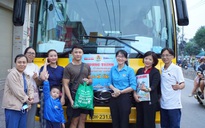 Niềm vui trên những chuyến xe mùa Xuân 0 đồng hướng về quê hương
