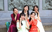 Sắc áo dài nhuộm rực “làng người Hoa”