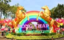 Linh vật ngựa ở Đồng Tháp và An Giang được du khách hết lời khen ngợi