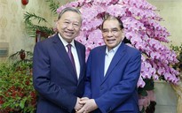 Tổng Bí thư Tô Lâm thăm, chúc Tết nguyên Tổng Bí thư Nông Đức Mạnh