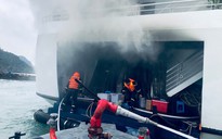 Cháy tàu du lịch nghỉ đêm tại đặc khu Cát Hải