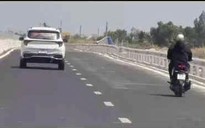 Phát hiện xe máy chạy trên cao tốc nhờ tin báo qua VNeID