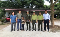 Phát hiện con vật quý hiếm nằm bên bờ suối