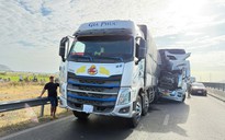 Đóng nút giao Chợ Lầu sau tai nạn trên tuyến cao tốc Vĩnh Hảo – Phan Thiết