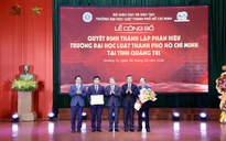Giáo sư, tiến sĩ đầu ngành của Trường ĐH Luật TPHCM sẽ trực tiếp giảng dạy tại Quảng Trị