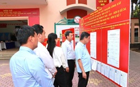 Kiểm tra công tác chuẩn bị, phục vụ bầu cử ở các phường Tăng Nhơn Phú, Bình Trưng và Phước Long