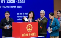 Phường có hơn 6 vạn cử tri vận hành thử quy trình bỏ phiếu bầu cử