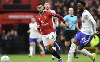 Fernandes chạm tay kỳ tích, Man United "bắn hạ" Aston Villa