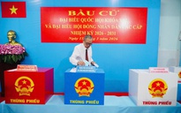 Cử tri cao tuổi ở TPHCM tham gia bầu cử