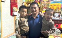 Đại uý công can nhảy xuống hồ cứu 2 bé trai khỏi đuối nước