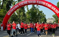 Sôi động Ngày chạy Olympic "Vì sức khỏe toàn dân - Vì an ninh Tổ quốc" tại TP HCM