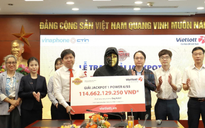 Mua vé số Vietlott mỗi ngày qua điện thoại, người đàn ông ở Tây Ninh trúng thưởng hơn 114 tỉ đồng