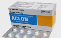 Thu hồi toàn quốc lô thuốc Aclon, ngừng kê đơn và sử dụng