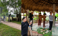 Khoảng 20 người, đa số là phụ nữ, tràn vào Khu du lịch Hava gây rối