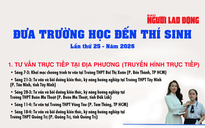 "Đưa trường học đến thí sinh" lần thứ 25 - năm 2026: Tư vấn, hướng nghiệp toàn diện