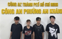 Công an TPHCM bắt 4 thiếu niên gây ra hàng loạt vụ trộm xe máy