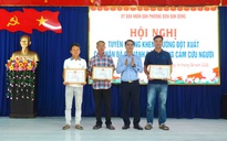 Khen thưởng 3 cá nhân ở Đà Nẵng cứu sống 13 người đuối nước