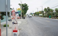 Tây Ninh: Hình nộm cảnh sát giao thông bắn tốc độ khiến tài xế giật mình