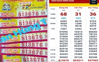 Chiều 16-4, nhiều người ở TPHCM, Tây Ninh và An Giang trúng xổ số miền Nam