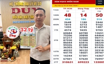 Đại lý tìm người trúng giải độc đắc 32 vé xổ số miền Nam