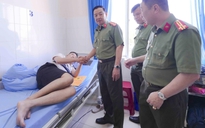 Đại uý Cảnh sát PCCC bị thương khi dập tắt đám cháy ở Đà Lạt