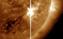 CLIP: Tiếng gào thét kinh dị phát ra từ vết đen Mặt Trời