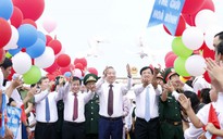 Tổng Bí thư, Chủ tịch nước Tô Lâm dự Lễ Thượng cờ "Thống nhất non sông" ở Quảng Trị