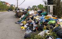 Rác thải sinh hoạt lại tràn ngập phố phường ở Thanh Hóa